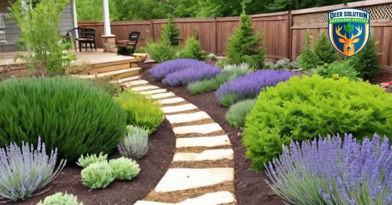 Lush garden: Blue Mist, perennials, grasses flourish with Deer Solution's repellent. Do deer eat Blue Mist?