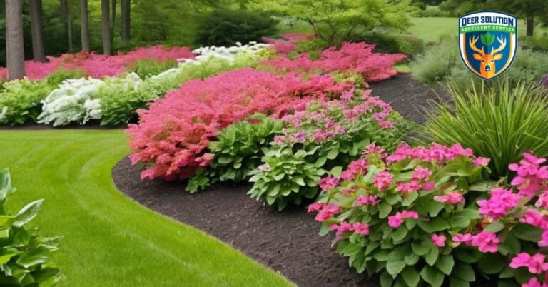 Lush, eco-friendly coral bells thrive, shielded by Deer Solution's repellent. Do deer eat them?