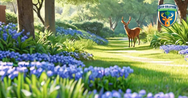 Wild indigos bloom in a vibrant garden, highlighting eco-friendly practices. Do deer eat wild indigos?