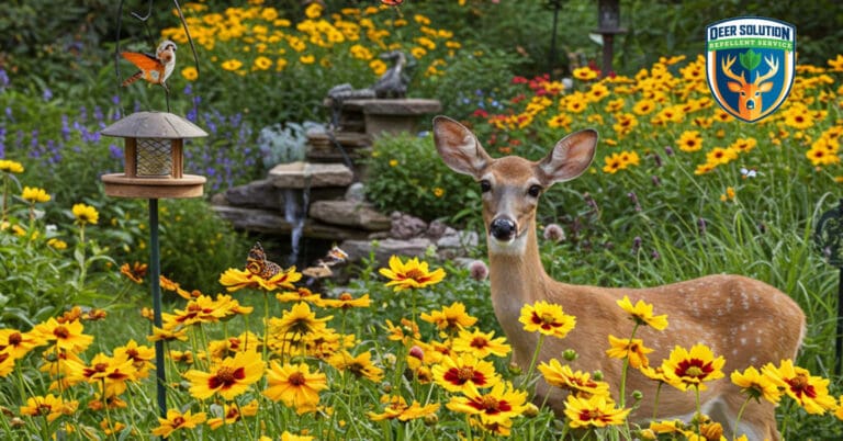 Flourishing garden with Prairie Coreopsis, showcasing eco-friendly practices while asking do deer eat prairie coreopses.